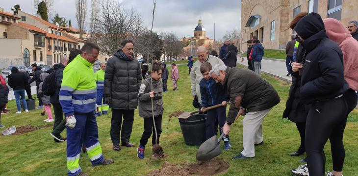 Voluntariado plantación de olmos