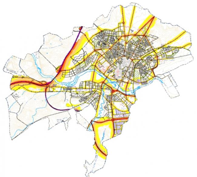 Mapa del ruido en Salamanca